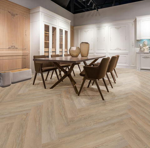 Cielo Oak Herringbone